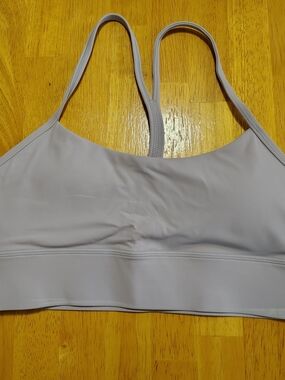 Jpsamo Women's Sports Bra Gray Size Large L Racerback Yoga Gym NIB Gray Toned